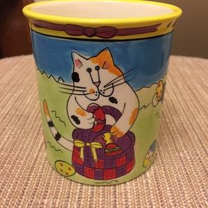 CATZILLA HAND PAINTED MUG